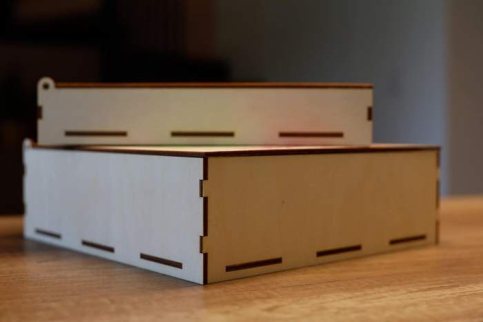 Drewniane pudełko Plus
